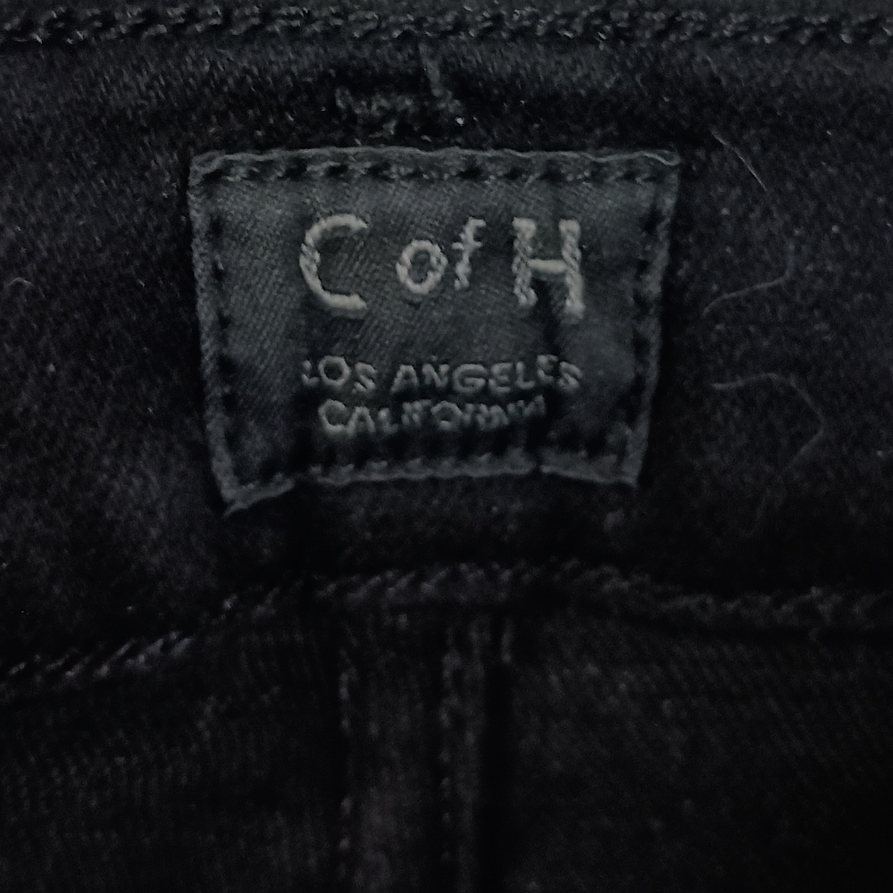 Citizens of Humanity Rocket High Risky Crop Skinny in All Black - Picture 9 of 12